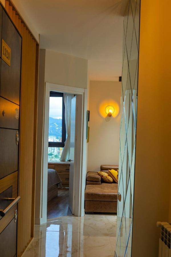 Entire Flat With City Skyline View - Two Bedrooms Batumi Bagian luar foto